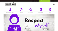 Desktop Screenshot of irespectmyself.ca